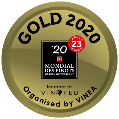 Médaille d'or Mondial des Pinots 2020